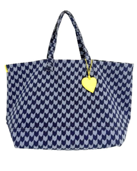 KR Heart in Check Tote