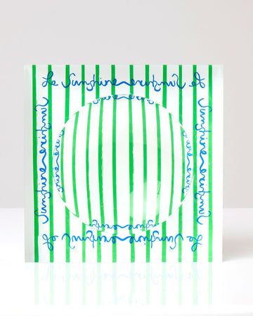 Le Sunshine Stripe Decorative Bowl