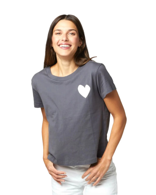 The Suke Tee Contrast Imperfect Heart