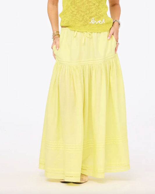 Vacance Pintuck Skirt