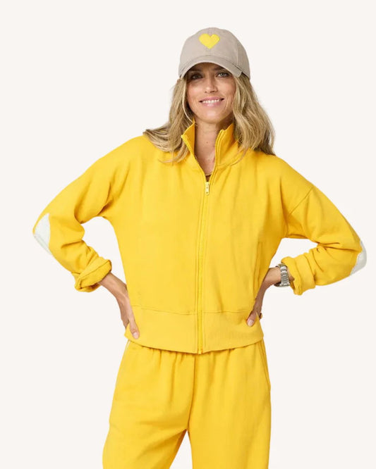 Zip Up Mock Neck Sweatshirt