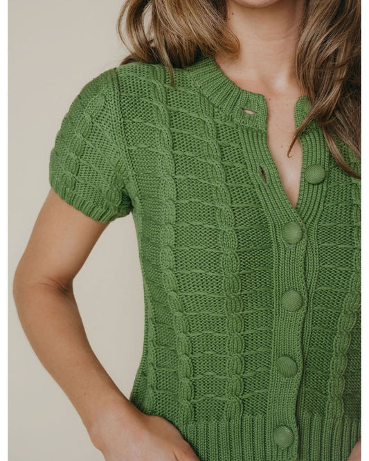 Melanie Top - Shale Green