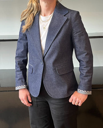 Georgia Blazer - Denim