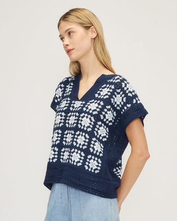 Haruka Sleeveless Crochet Top