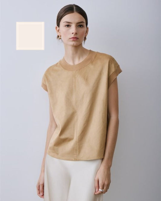 Josette Suede Top