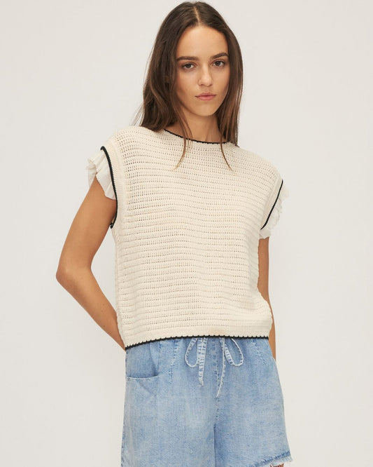 Mali Mixed Media Top