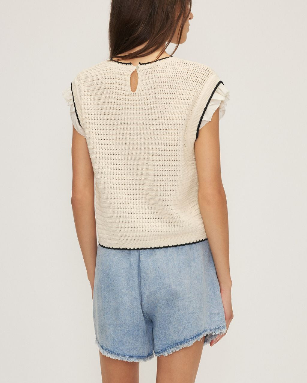 Mali Mixed Media Top