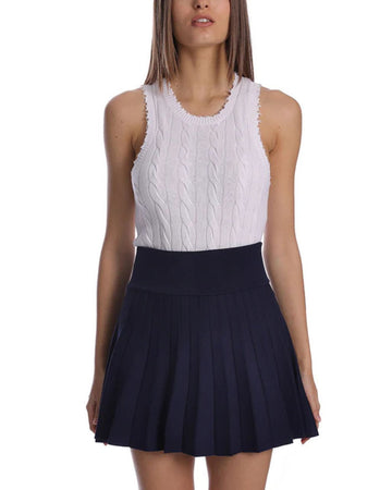 Viscose Pleated Skort