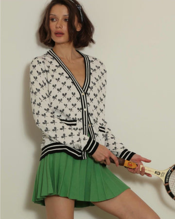 Sport Print Cardigan