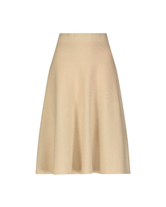 Viscose Fit & Flare Skirt