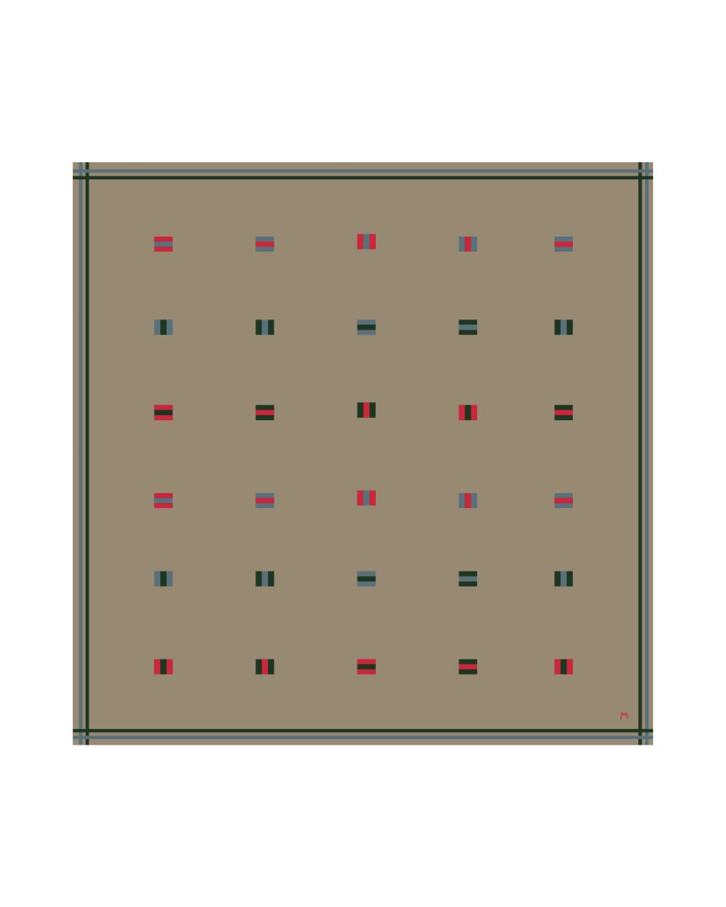 Scarf N°815 British Green