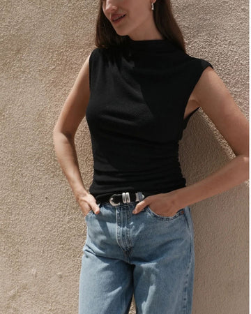 Arielle Draped Wrap Top
