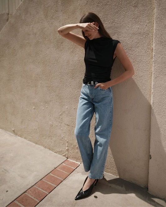 Arielle Draped Wrap Top