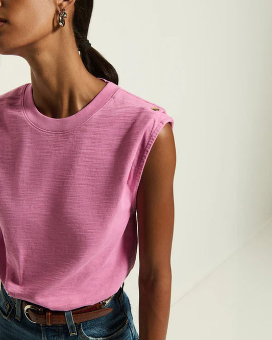 Marina Muscle Tee with Shoulder Grommet - Seasonal Colors