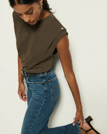 Marina Muscle Tee with Shoulder Grommet - Seasonal Colors