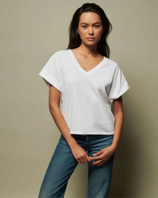 Stevie Cuffed V-Neck