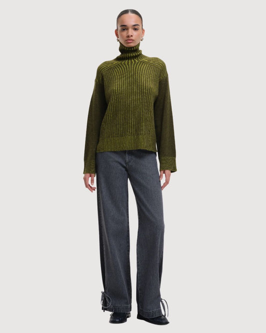 Kiva Shadow Knit Turtleneck