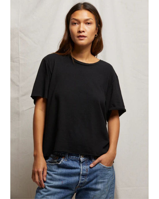 Eddie Recycled Boxy Raw Hem Tee