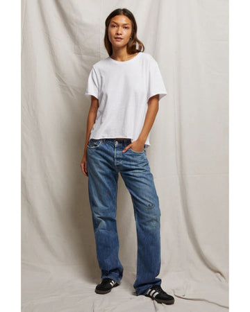 Eddie Recycled Boxy Raw Hem Tee