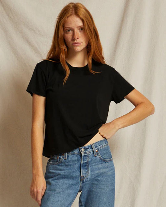 Harley Cotton Boxy Crew Tee - Core Colors