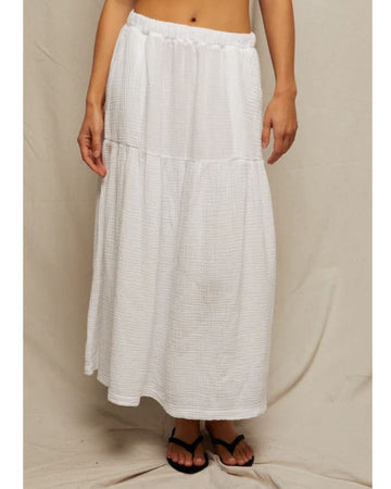 Bella Double Gauze Pull on Skirt
