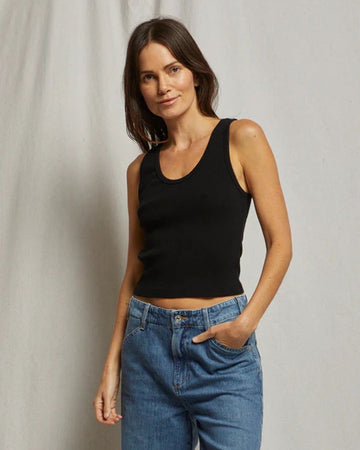 Blondie Structured Ribbed Tank - Core colors