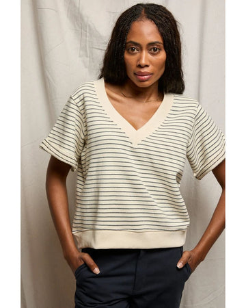 Briggs Short Sleeve V-Neck Sweatshirt