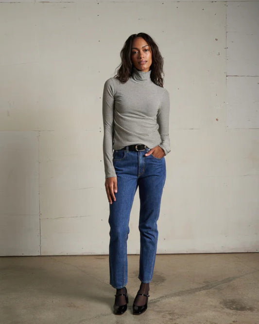 Cindy Stripe Turtleneck