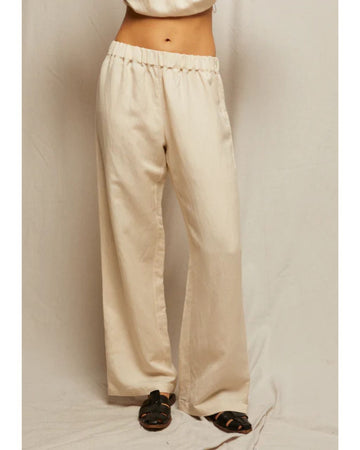 Georgette Woven Linen Pant
