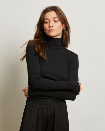 Hayden luxe rib turtle neck