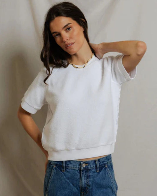 Kennedy Reverse Fleece Short Sleeve Sweatshirt