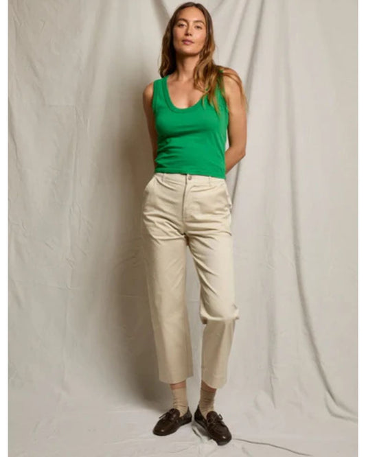 Khara Cotton U-Neck Tank - SS26