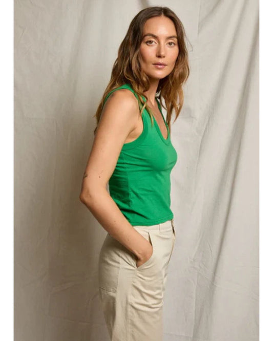 Khara Cotton U-Neck Tank - SS26