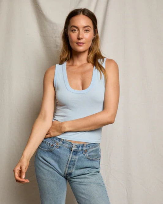 Khara Cotton U-Neck Tank - SS26