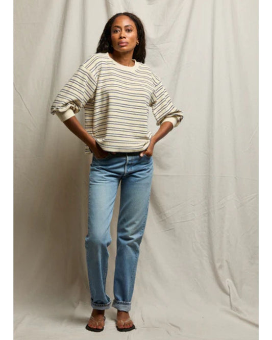 Roxy Stripe Loop Terry Sweatshirt
