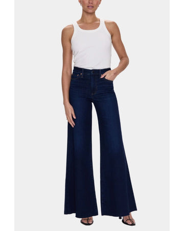 Izzy Mid-Rise Wide Leg Crop - Tristesse