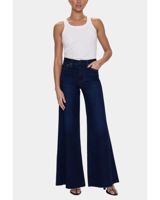 Izzy Mid-Rise Wide Leg Crop - Tristesse