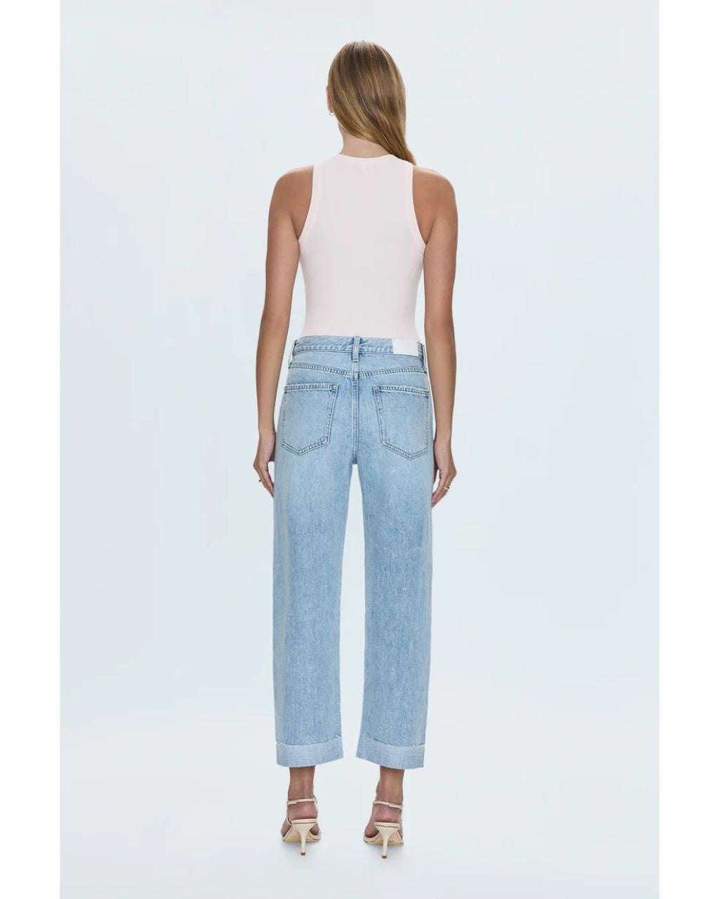 Kacey Mid-Rise Straight Cuffed Jean - SUMMER