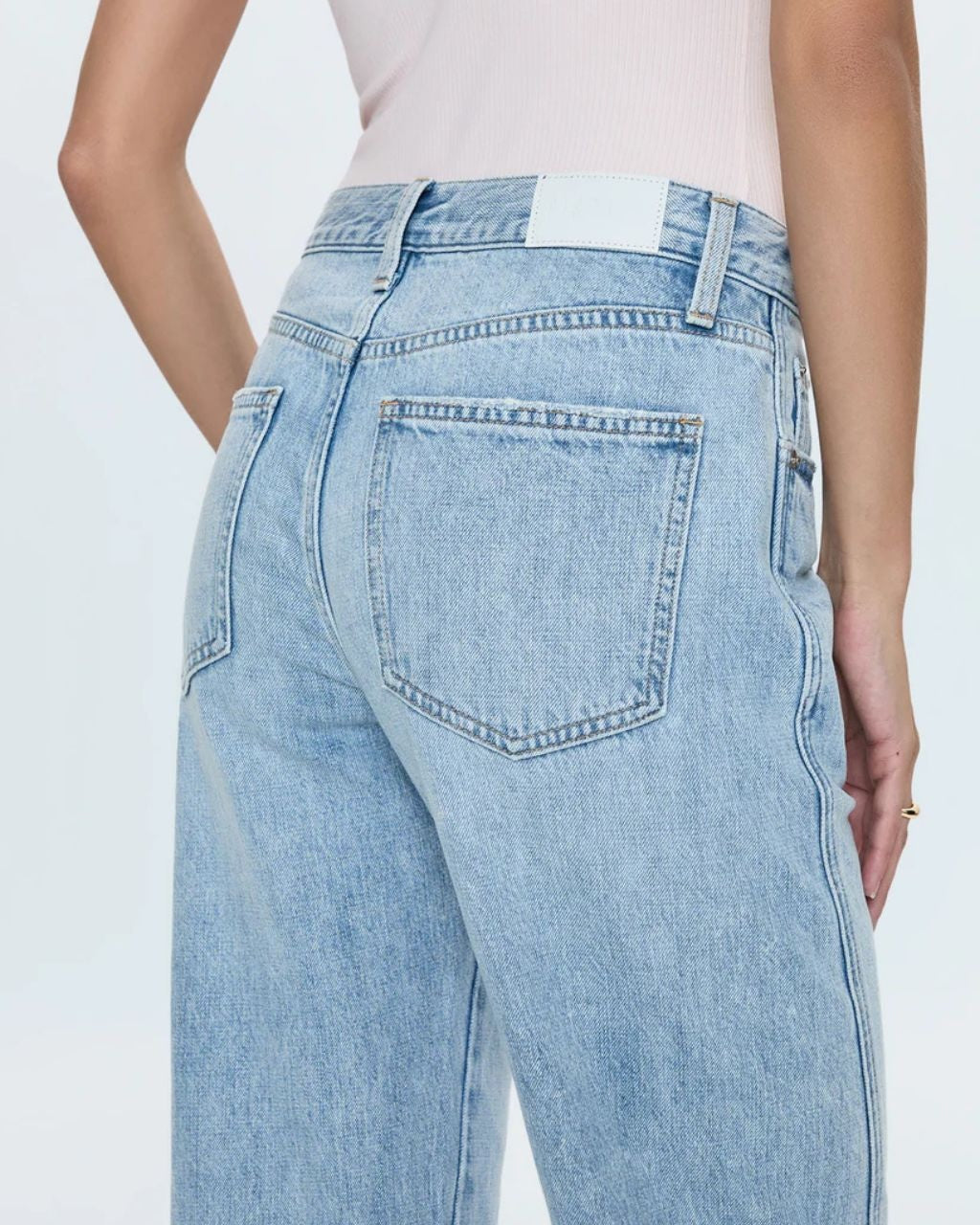 Kacey Mid-Rise Straight Cuffed Jean - SUMMER