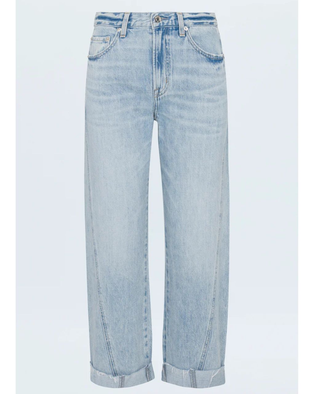 Kacey Mid-Rise Straight Cuffed Jean - SUMMER