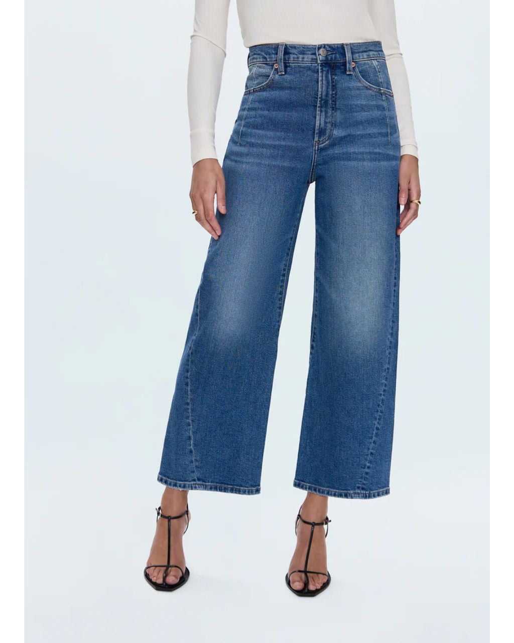 Kyra High Rise Bowed Ankle