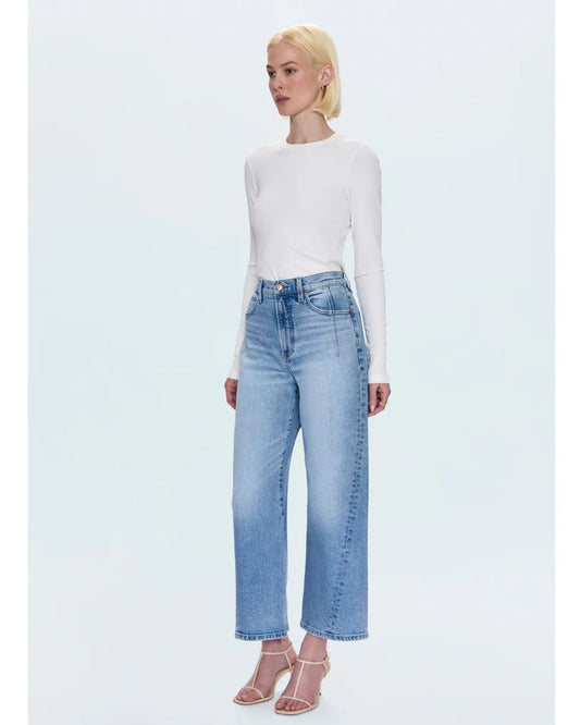 Kyra High Rise Bowed Ankle