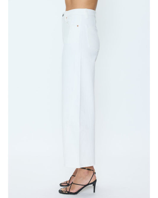 Kyra High Rise Bowed Ankle - Antique White