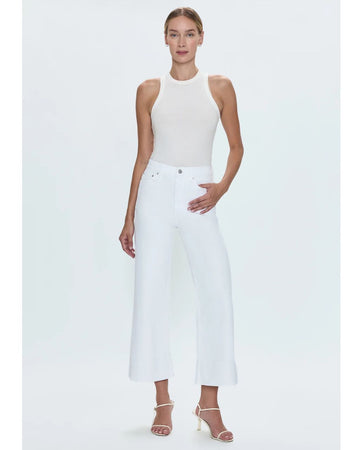 Lana Crop Jean - Vivid White