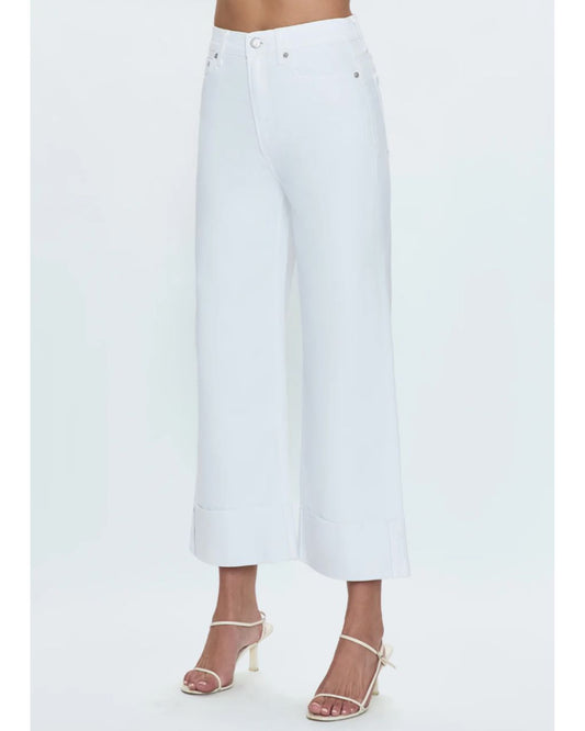 Lana Crop Jean - Vivid White
