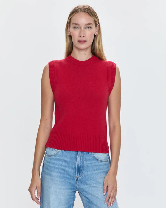 Leandra Sleeveless Crewneck Sweater