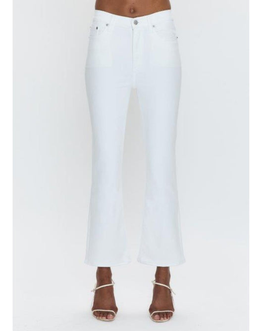 Lennon High Rise Boot - Vivid White