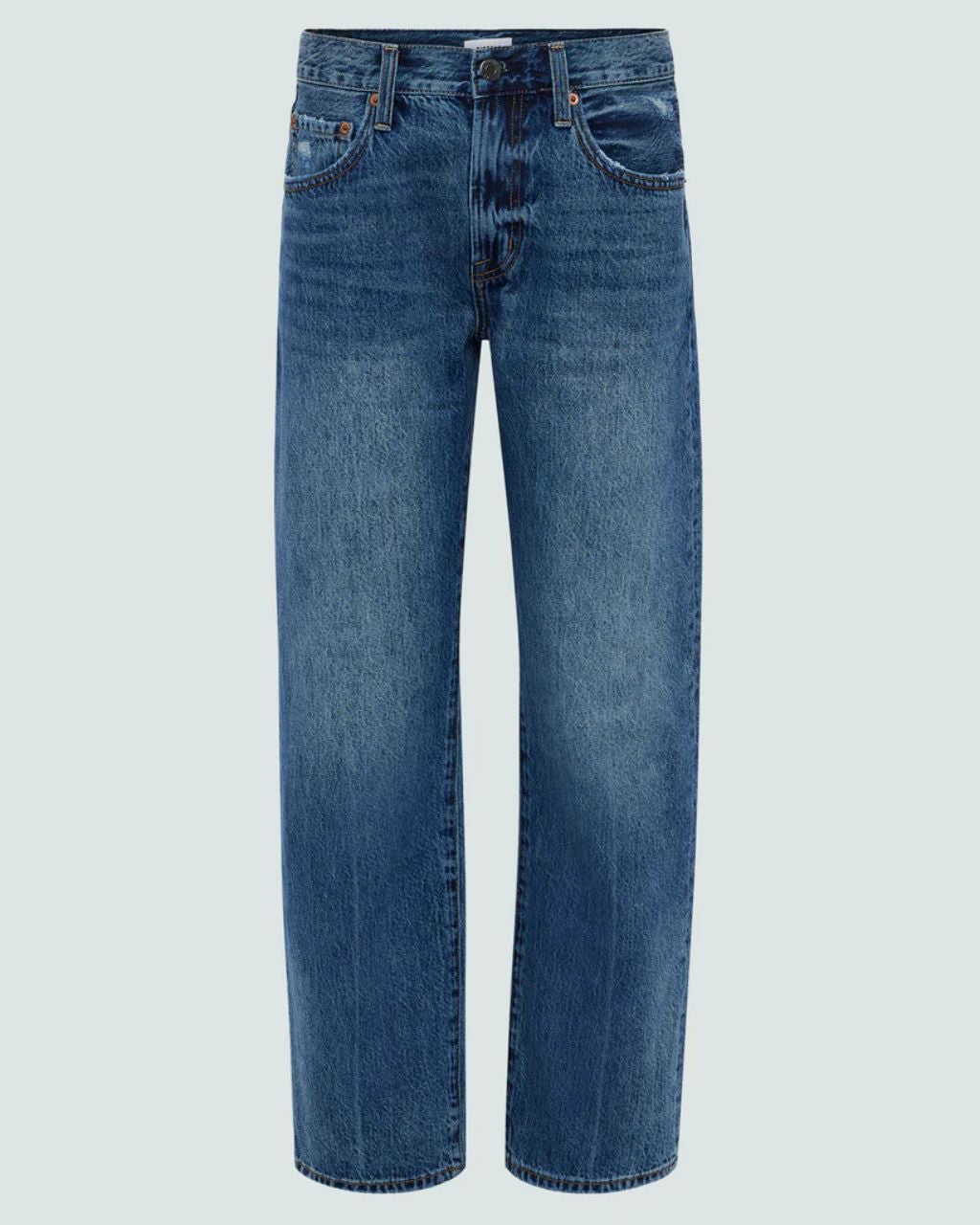 Lexi Mid Rise Bowed Straight - Artisan