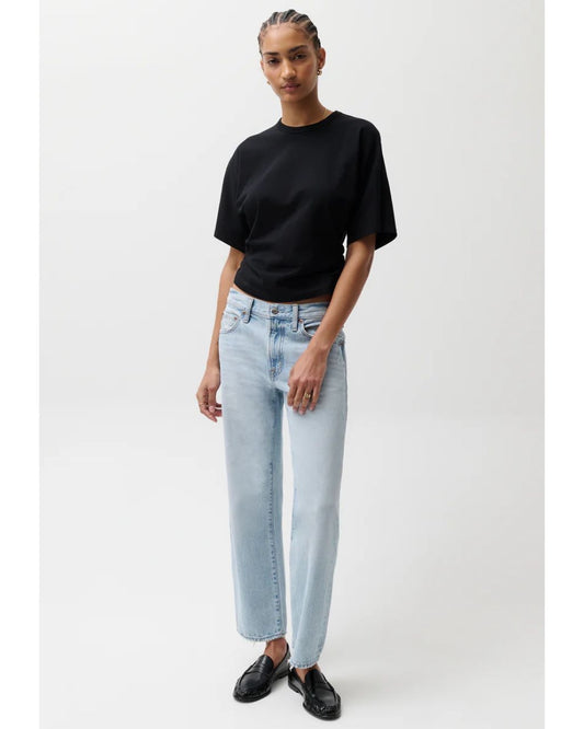 Lexi Mid-Rise Bowed Straight Jean - Dolce Vita Vintage