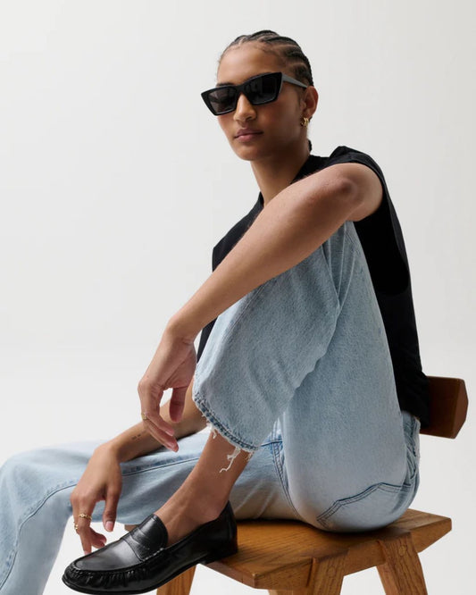 Lexi Mid-Rise Bowed Straight Jean - Dolce Vita Vintage